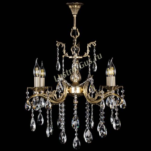 Люстра бронзовая Милана №4 журавлик в Химках Гусь Хрустальный