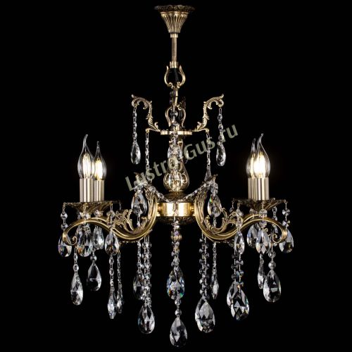 Люстра бронзовая Милана №4 журавлик в Химках Гусь Хрустальный