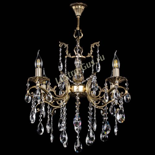 Люстра бронзовая Милана №4 журавлик в Химках Гусь Хрустальный