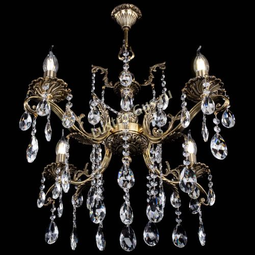 Люстра бронзовая Милана №4 журавлик в Химках Гусь Хрустальный