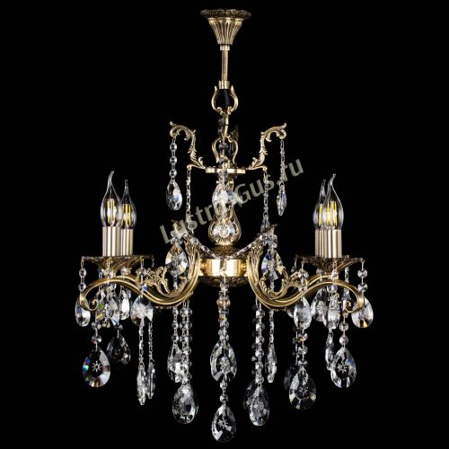 Люстра бронзовая Милана №4 звездочка в Химках Гусь Хрустальный