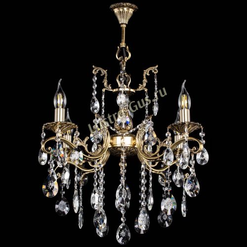 Люстра бронзовая Милана №4 звездочка в Химках Гусь Хрустальный