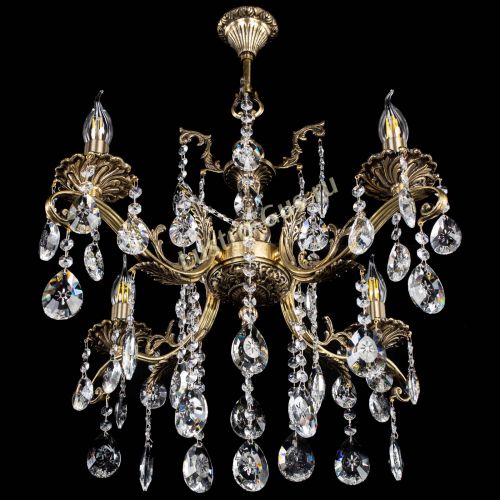 Люстра бронзовая Милана №4 звездочка в Химках Гусь Хрустальный