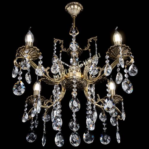 Люстра бронзовая Милана №4 звездочка в Химках Гусь Хрустальный