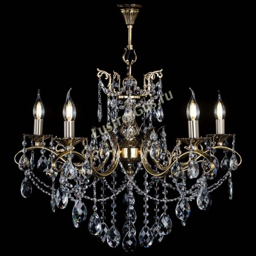 Люстра бронзовая Милана №5/1 баден в Химках Гусь Хрустальный