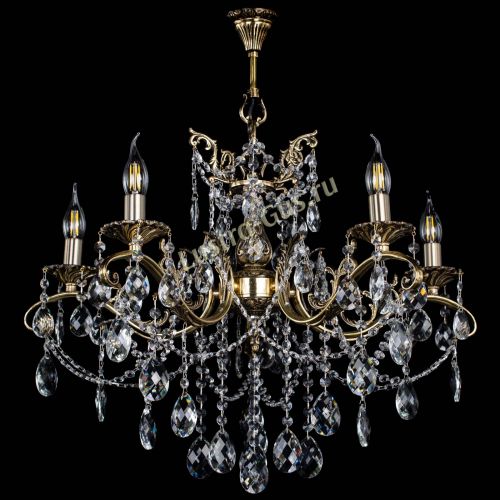 Люстра бронзовая Милана №5/1 баден в Химках Гусь Хрустальный