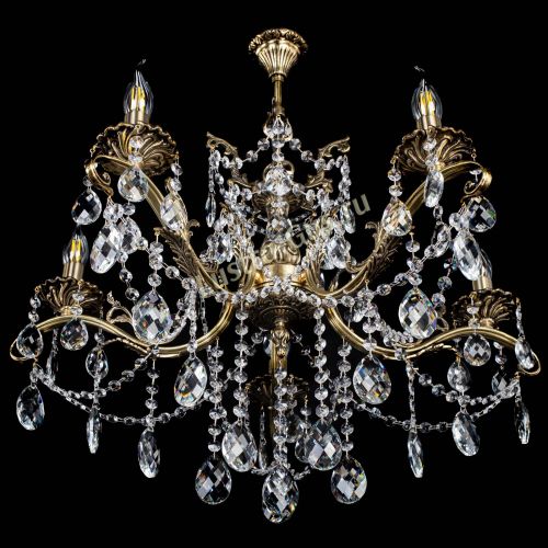 Люстра бронзовая Милана №5/1 баден в Химках Гусь Хрустальный