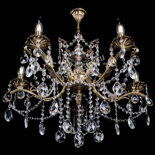 Люстра бронзовая Милана №5/1 баден в Химках Гусь Хрустальный