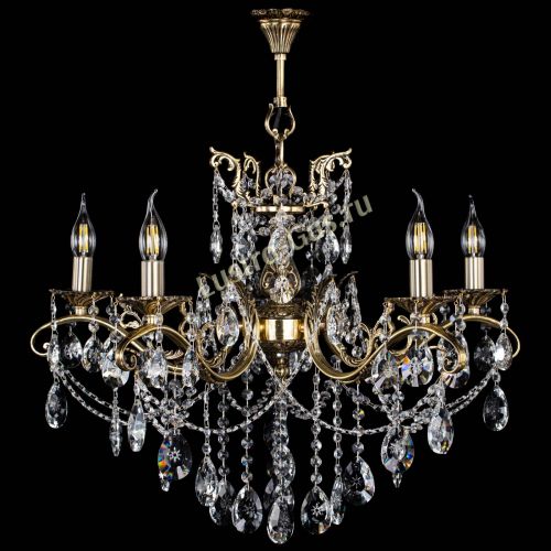 Люстра бронзовая Милана №5/1 звездочка в Химках Гусь Хрустальный