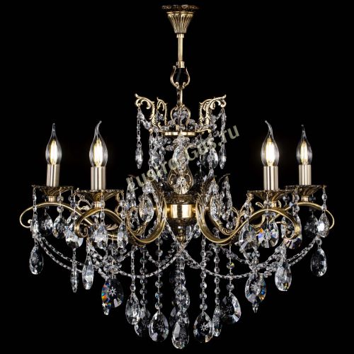 Люстра бронзовая Милана №5/1 звездочка в Химках Гусь Хрустальный