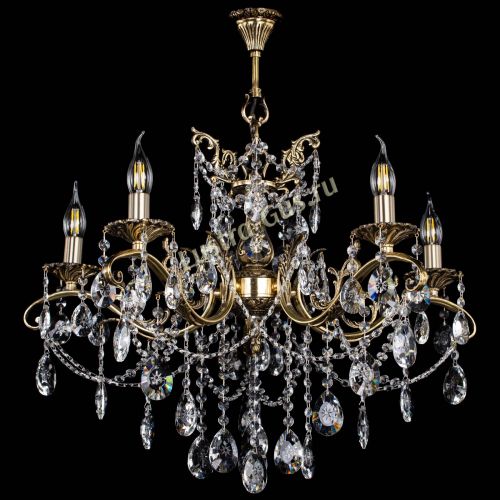 Люстра бронзовая Милана №5/1 звездочка в Химках Гусь Хрустальный