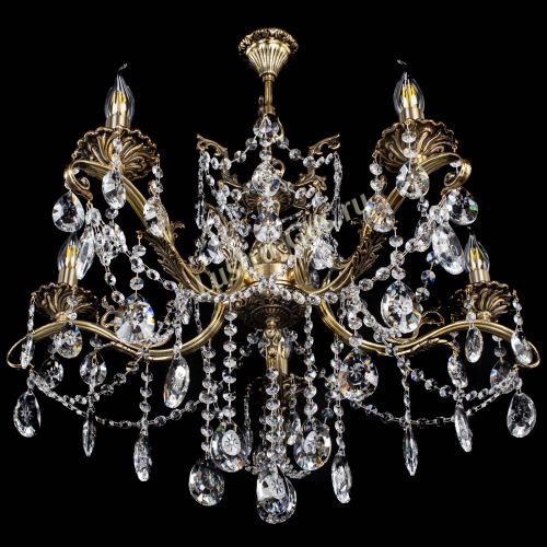 Люстра бронзовая Милана №5/1 звездочка в Химках Гусь Хрустальный