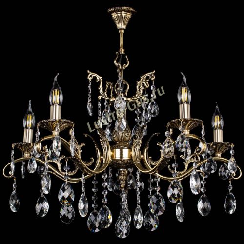 Люстра бронзовая Милана №5/2 баден в Химках Гусь Хрустальный