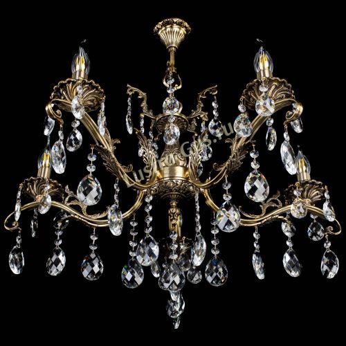 Люстра бронзовая Милана №5/2 баден в Химках Гусь Хрустальный