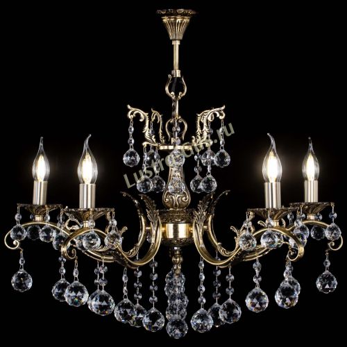 Люстра бронзовая Милана №5/2 шар в Химках Гусь Хрустальный