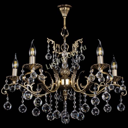 Люстра бронзовая Милана №5/2 шар в Химках Гусь Хрустальный