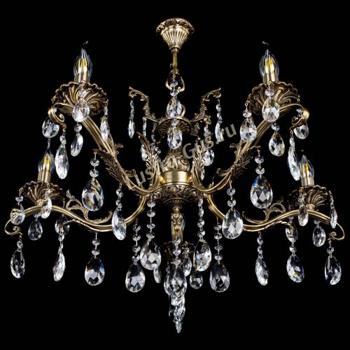 Люстра бронзовая Милана №5/2 журавлик в Химках Гусь Хрустальный