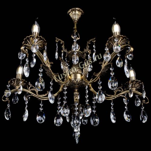 Люстра бронзовая Милана №5/2 журавлик в Химках Гусь Хрустальный