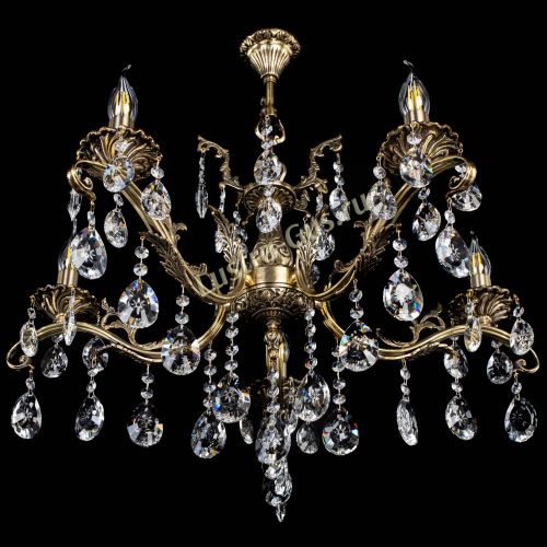 Люстра бронзовая Милана №5/2 звездочка в Химках Гусь Хрустальный