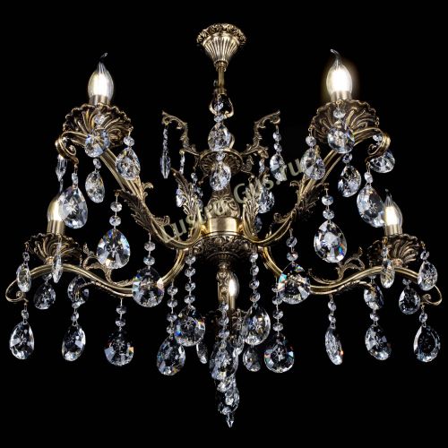 Люстра бронзовая Милана №5/2 звездочка в Химках Гусь Хрустальный