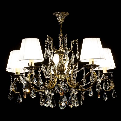 Люстра бронзовая Милана №5 Дубик Прованс в Химках Гусь Хрустальный