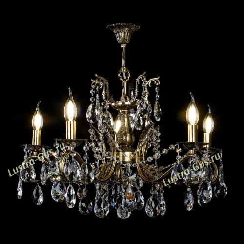 Люстра бронзовая Милана №5 в Химках Гусь Хрустальный