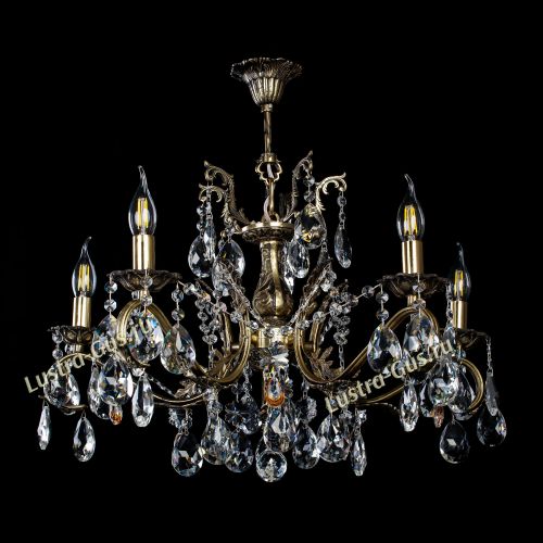 Люстра бронзовая Милана №5 в Химках Гусь Хрустальный