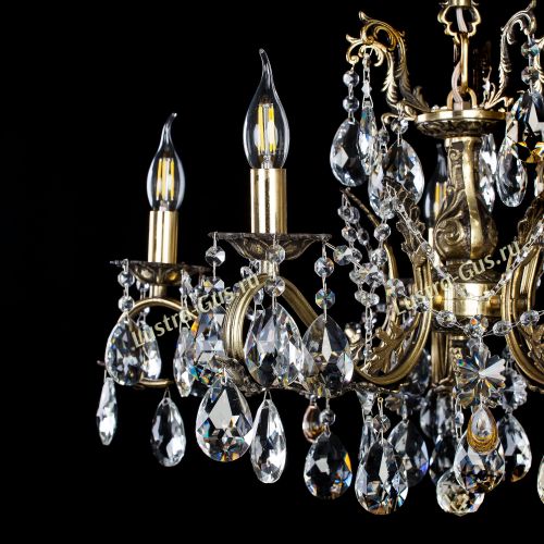 Люстра бронзовая Милана №5 в Химках Гусь Хрустальный