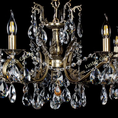 Люстра бронзовая Милана №5 в Химках Гусь Хрустальный