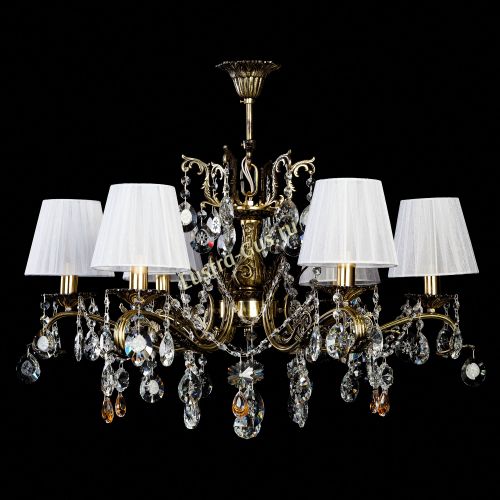 Люстра бронзовая Милана №6 Прованс в Химках Гусь Хрустальный