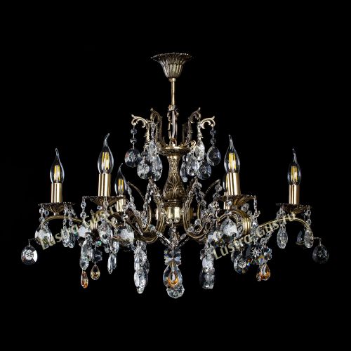 Люстра бронзовая Милана №6 Звездочка в Химках Гусь Хрустальный