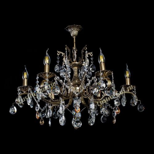 Люстра бронзовая Милана №6 Звездочка в Химках Гусь Хрустальный