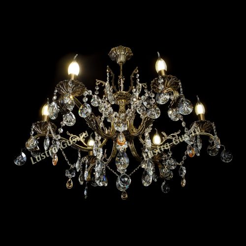 Люстра бронзовая Милана №6 Звездочка в Химках Гусь Хрустальный