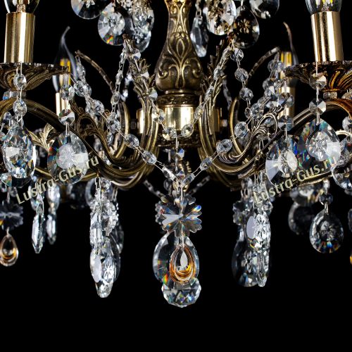 Люстра бронзовая Милана №6 Звездочка в Химках Гусь Хрустальный