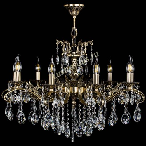 Люстра бронзовая Милана №9/2 баден в Химках Гусь Хрустальный