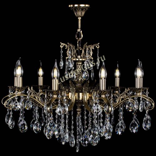 Люстра бронзовая Милана №9/2 баден в Химках Гусь Хрустальный