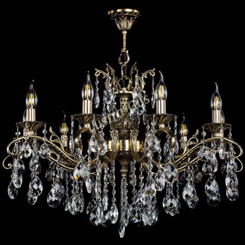 Люстра бронзовая Милана №9/2 баден в Химках Гусь Хрустальный