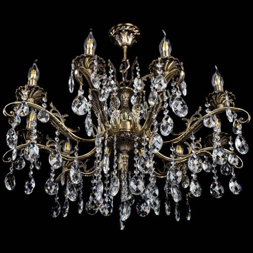 Люстра бронзовая Милана №9/2 баден в Химках Гусь Хрустальный