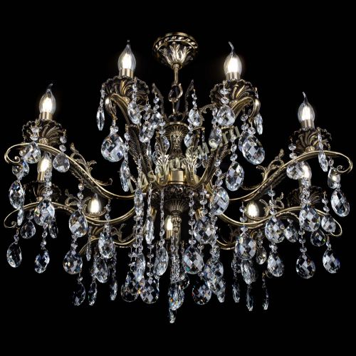 Люстра бронзовая Милана №9/2 баден в Химках Гусь Хрустальный