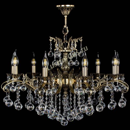 Люстра бронзовая Милана №9/2 шар в Химках Гусь Хрустальный