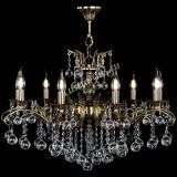 Люстра бронзовая Милана №9/2 шар в Химках