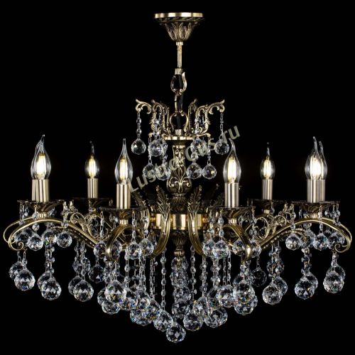 Люстра бронзовая Милана №9/2 шар в Химках Гусь Хрустальный