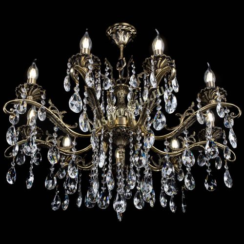 Люстра бронзовая Милана №9/2 журавлик в Химках Гусь Хрустальный