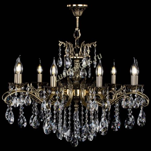 Люстра бронзовая Милана №9/2 звездочка в Химках Гусь Хрустальный