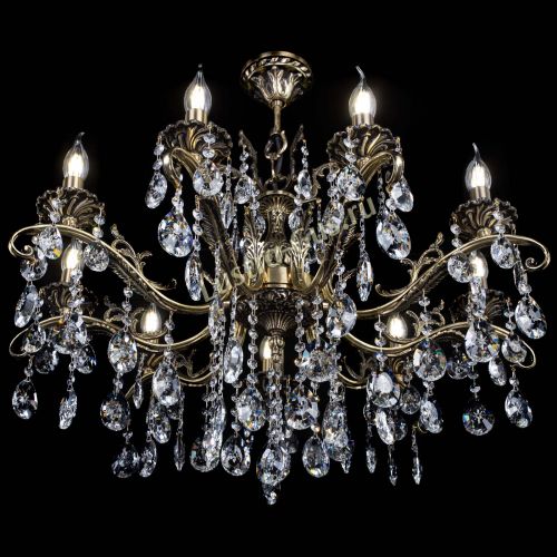 Люстра бронзовая Милана №9/2 звездочка в Химках Гусь Хрустальный