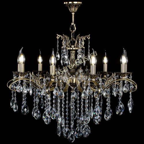 Люстра бронзовая Милана №9 баден в Химках Гусь Хрустальный