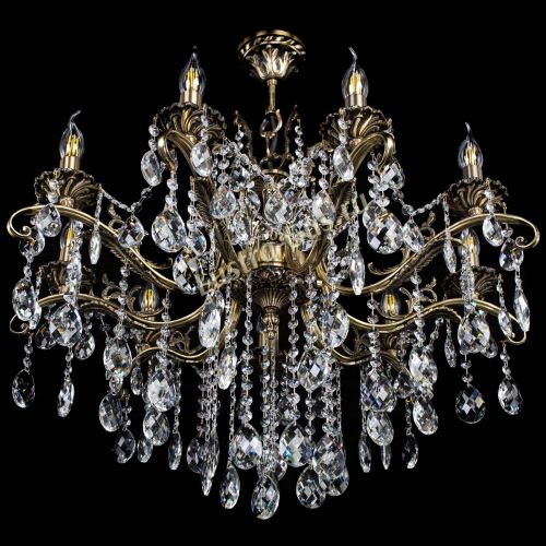 Люстра бронзовая Милана №9 баден в Химках Гусь Хрустальный