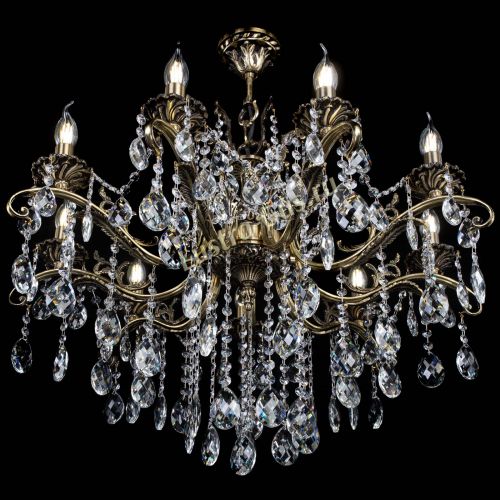 Люстра бронзовая Милана №9 баден в Химках Гусь Хрустальный