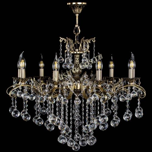 Люстра бронзовая Милана №9 шар в Химках Гусь Хрустальный