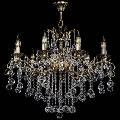 Люстра бронзовая Милана №9 шар в Химках Гусь Хрустальный